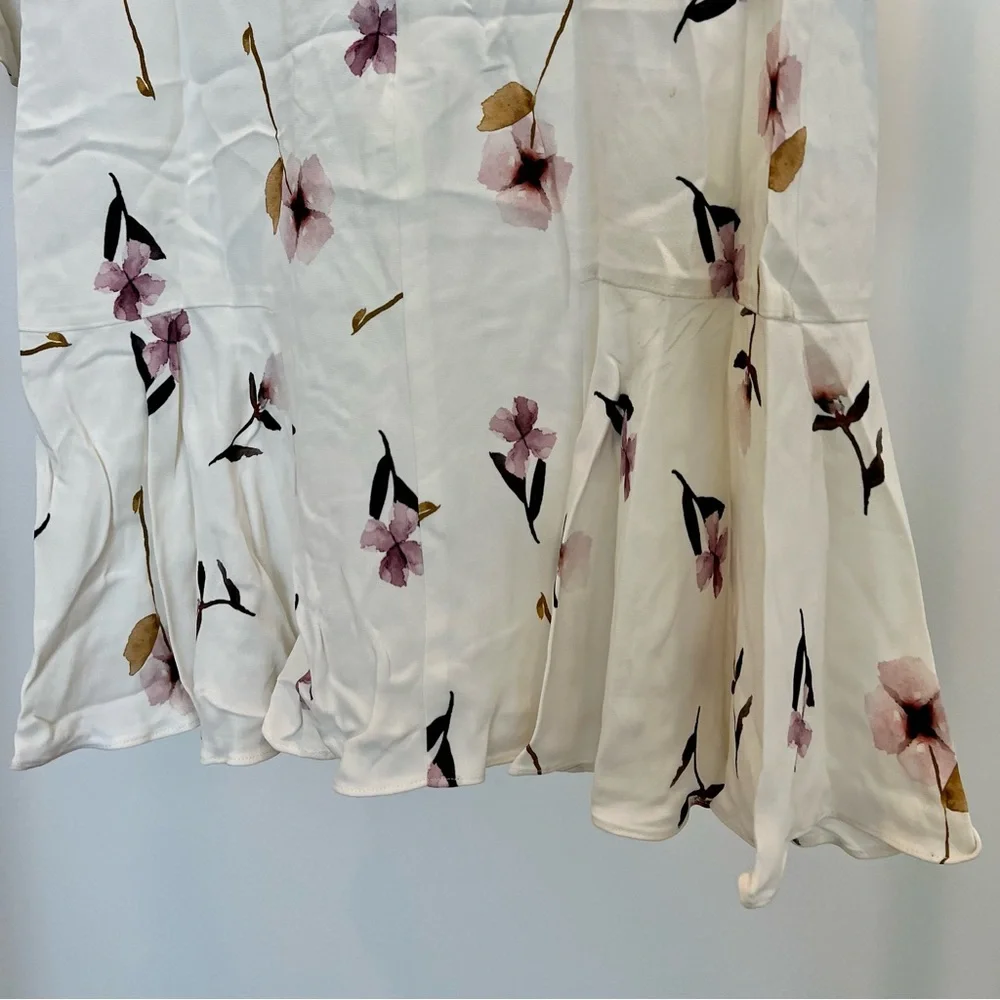 Shoshanna Floral Print Mini Dress Size 6P - Picture 9 of 9